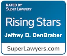 Super Lawyers Rising Star Award to Jeffrey D. DenBraber